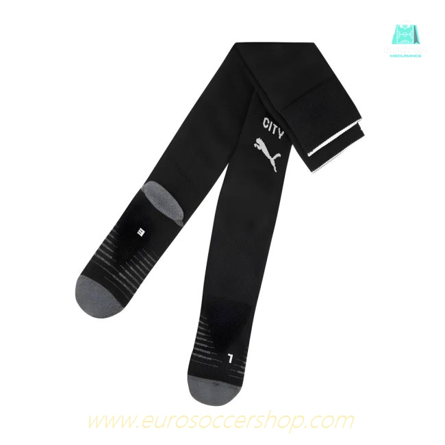 2025-2026 Man City Away Socks (Black)
