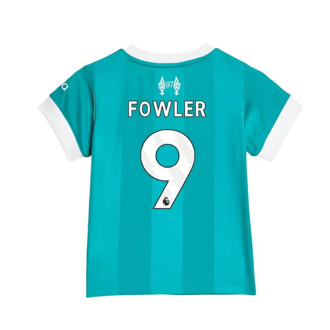 Liverpool Third Football Jersey 2025-20 Season Fowler 9 L M