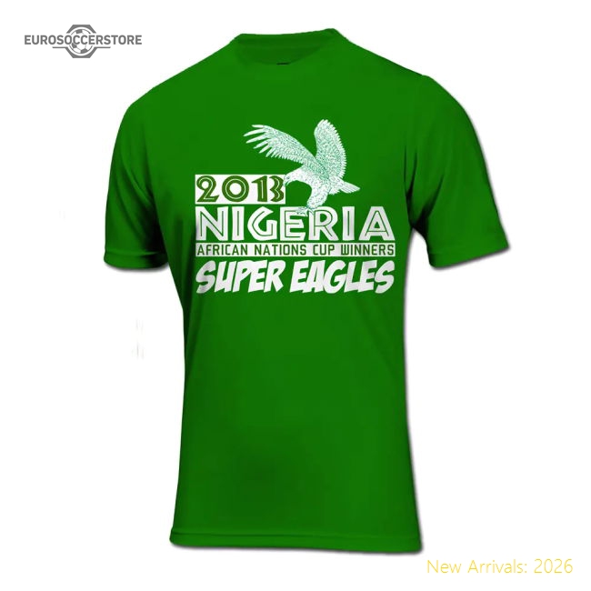 2013 Nigeria National Team African Nations Winners T-shirt (green)