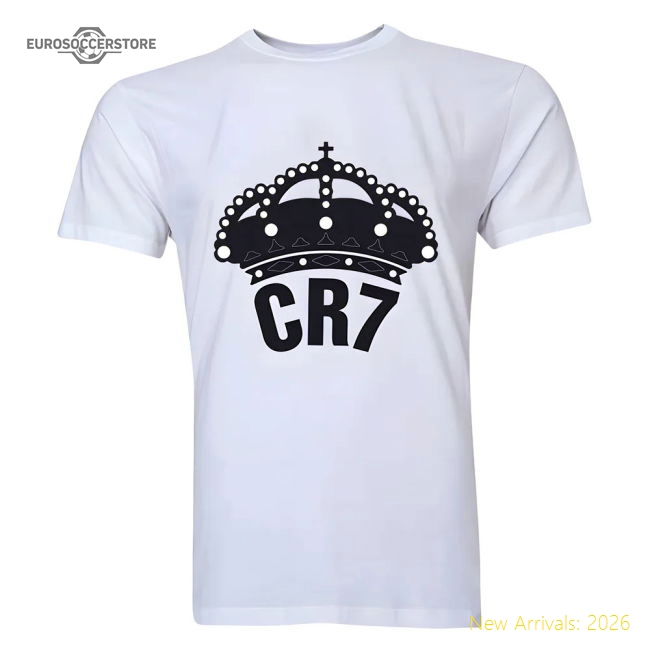 Supporter Cristiano Ronaldo Cr7 Real Madrid T-Shirt (White)