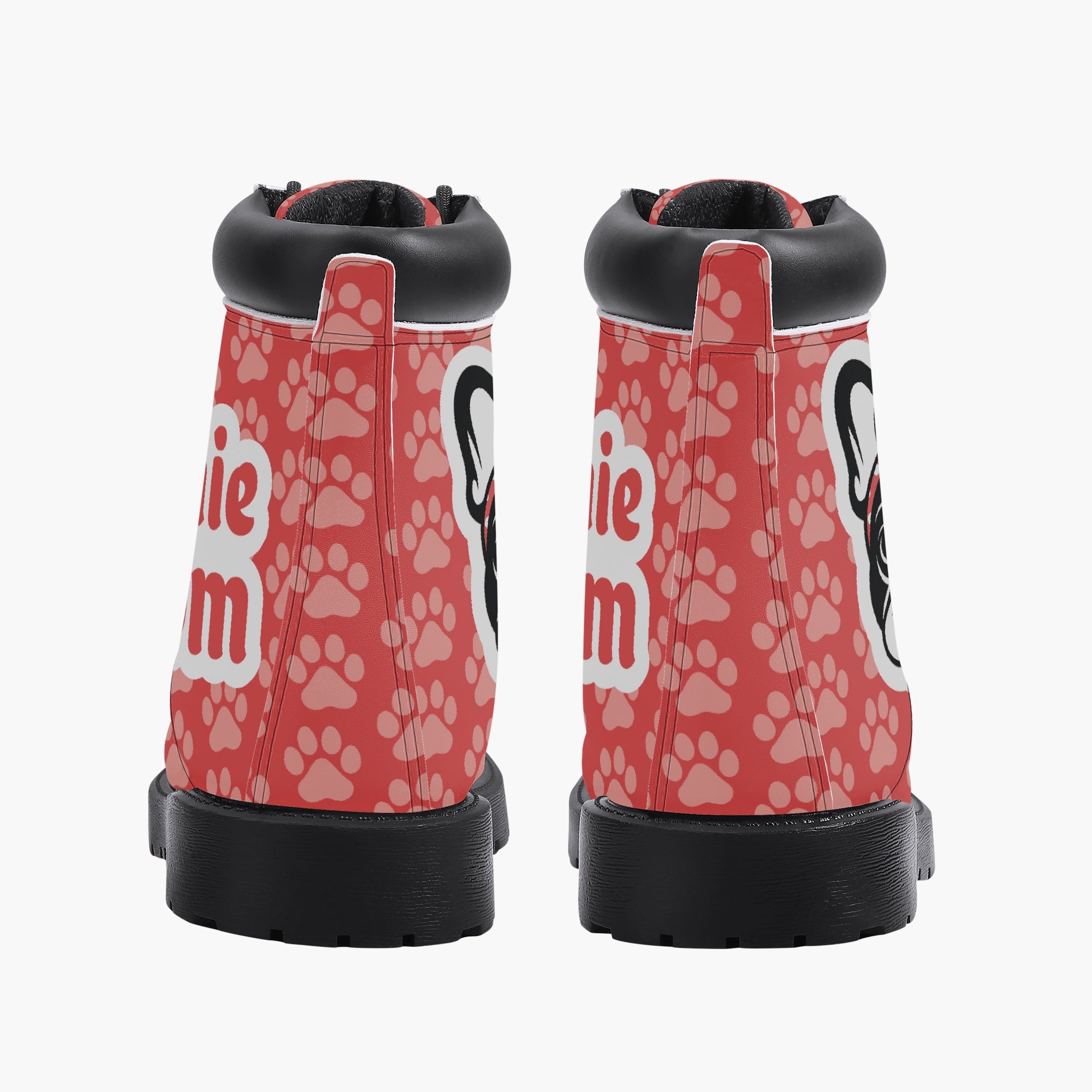 French Bulldog Lover Marcel Casual Leather Boot Perfect Gift Idea