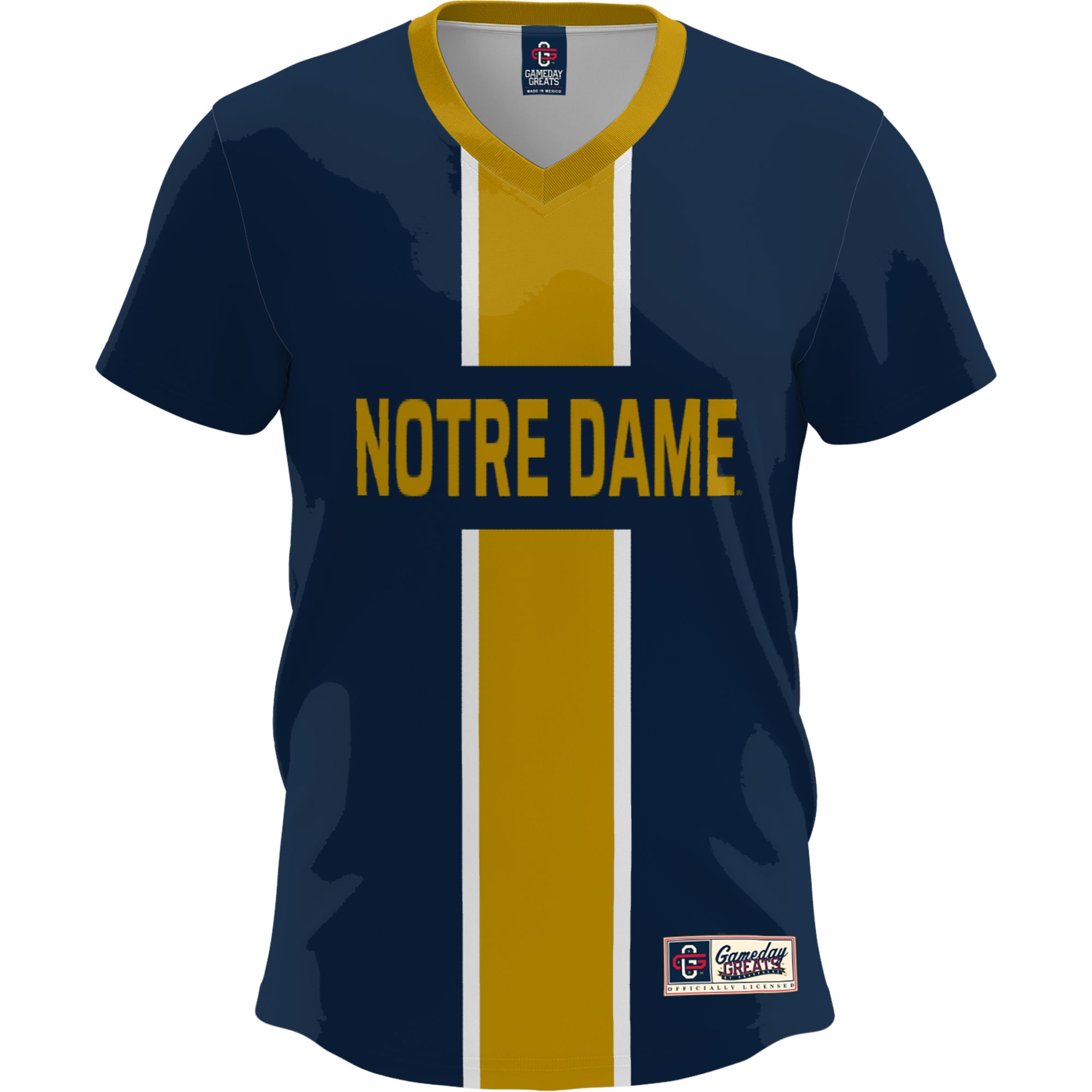 [NJP] Notre Dame Fighting Irish GameDay Greats Lightweight Soccer Fashion Jersey - Navy