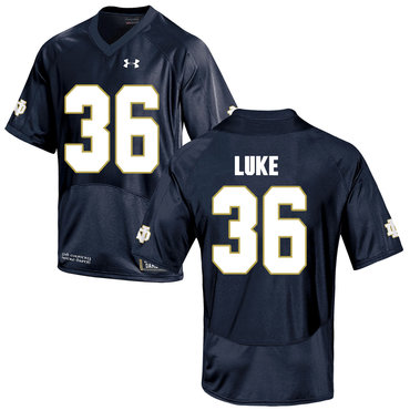 Men's ND Irish Game 2024 away jersey Cole Luke #36 replica Jersey