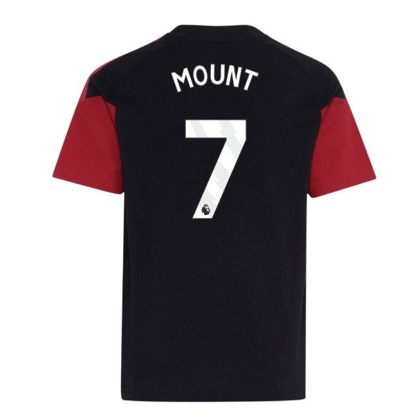 [DDJ] 2026-2027 Man Utd Tiro Training Tee (Black) - Kids (Mount 7)