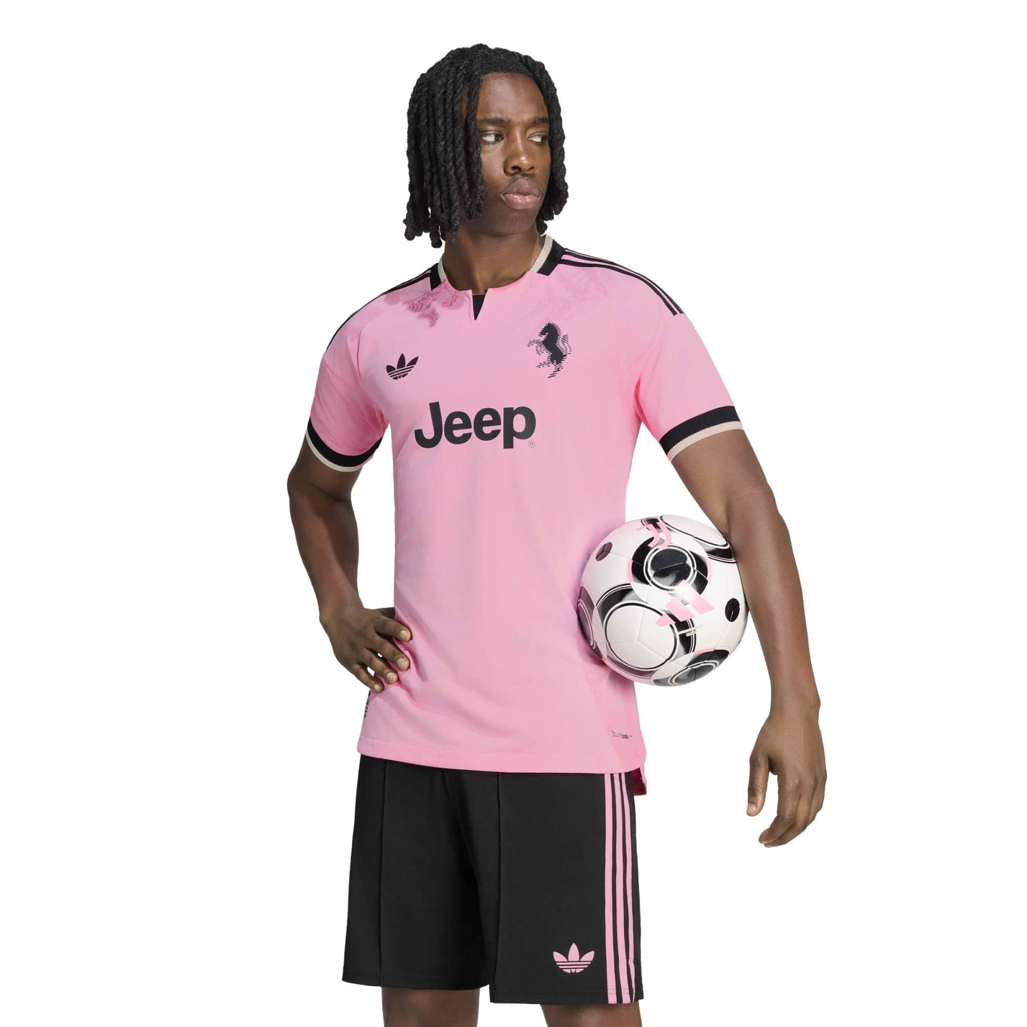 [JED] Youth Juventus 2026/27 Away On-Field Authentic Jersey - Pink