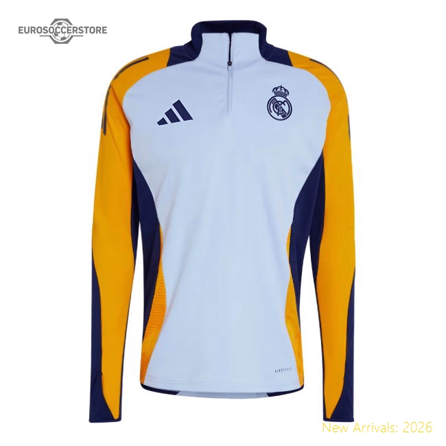 Excellent 2024-2025 Real Madrid Training Top (glow Blue)