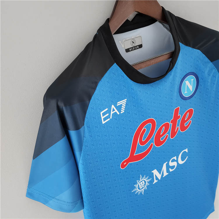 Napoli 2223 Soccer Shirt Home Blue Football Shirt - Official Replica