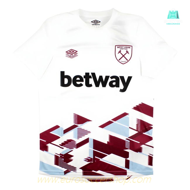 2023-2024 West Ham Warm Up Jersey (White) (BOWEN 20)