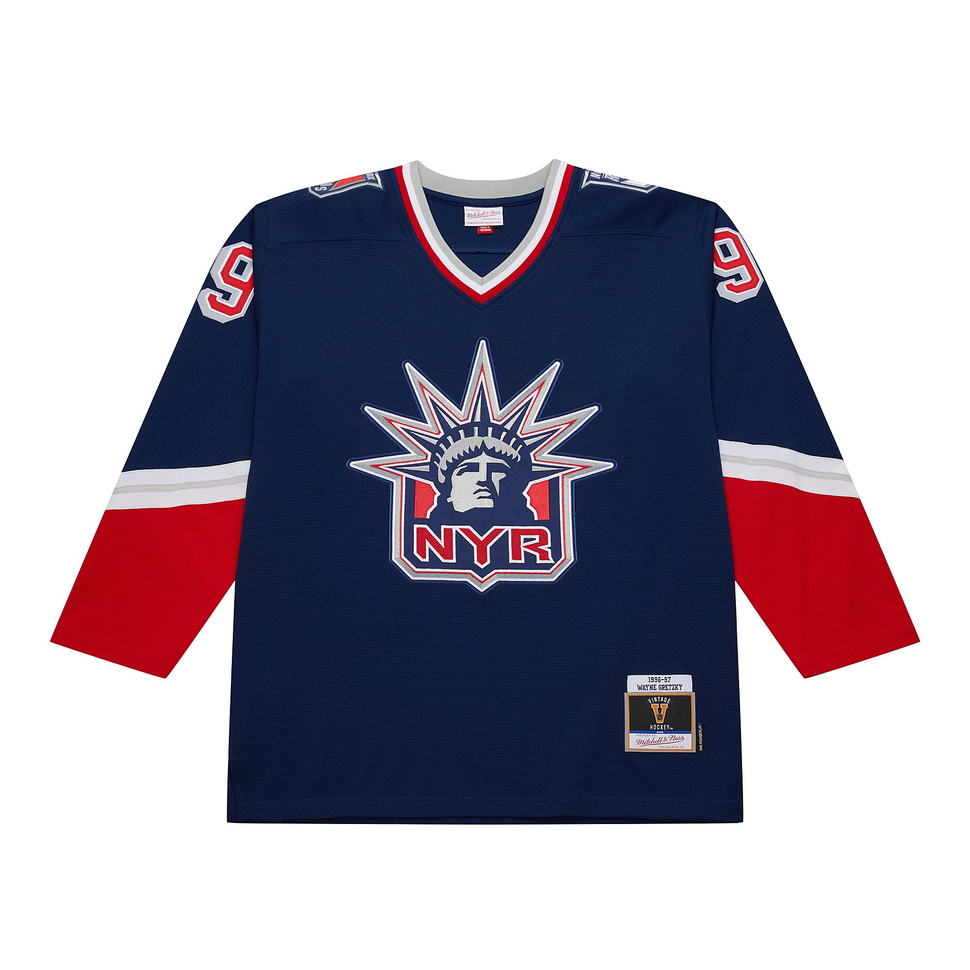 [JED] Wayne Gretzky New York Rangers Youth 1996/97 Power Play Player Jersey