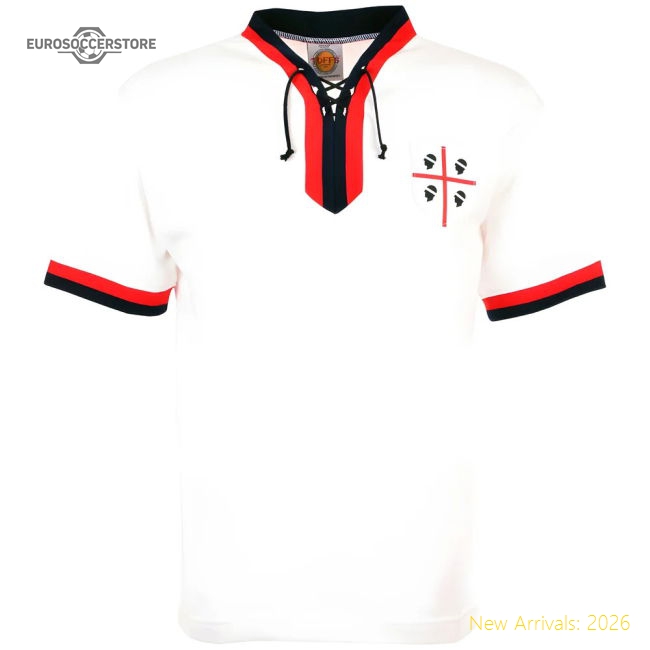 First-class Cagliari 1970s Retro Football Shirt - Affordable