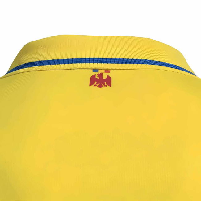 2025-2026 Romania Presentation Polo Shirt (Yellow) Official