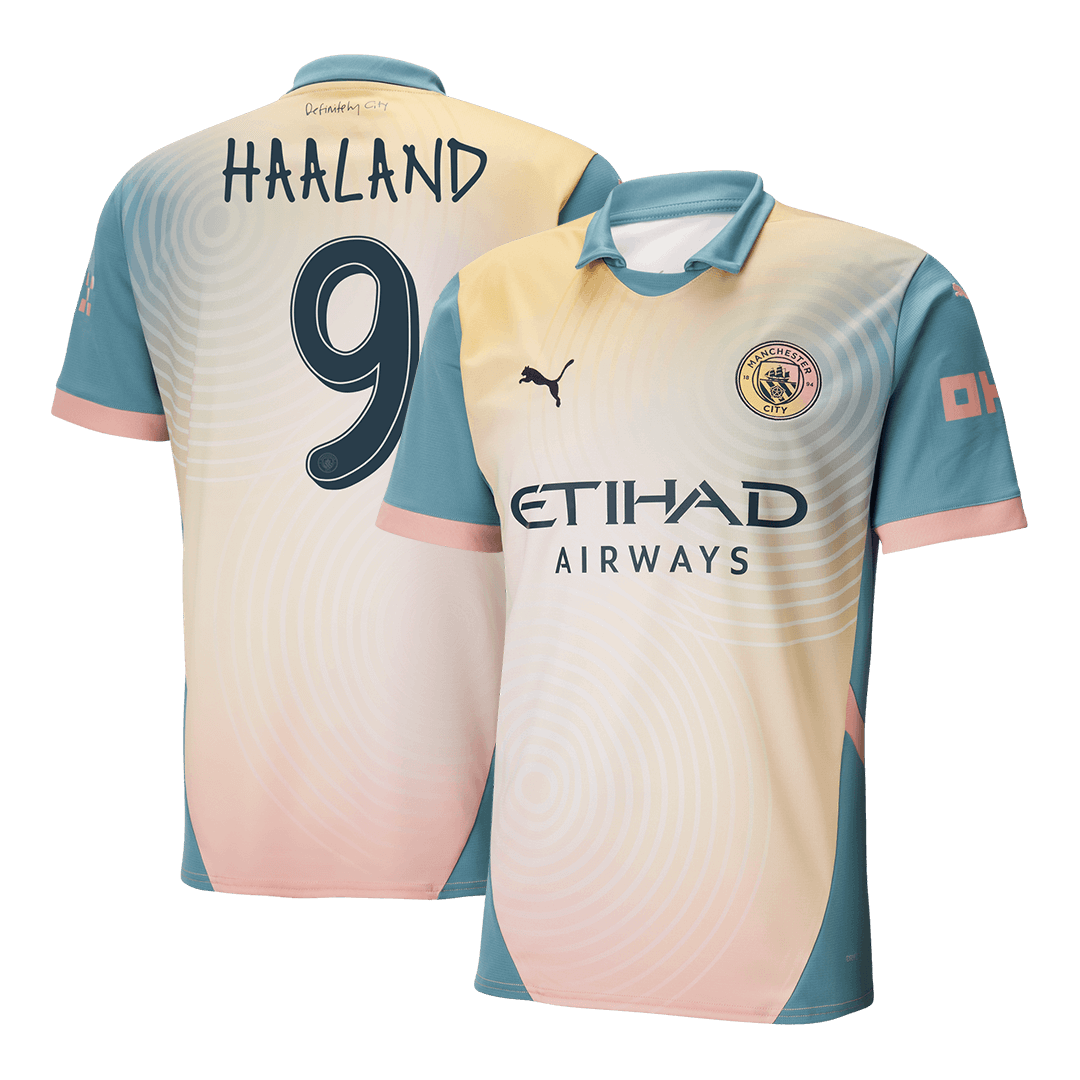 HAALAND #9 Manchester City Fourth Away Soccer Jersey 2024/25 - Definit