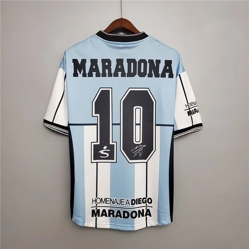Authentic Design The Albiceleste Maradona #2001 Historic Season Com...