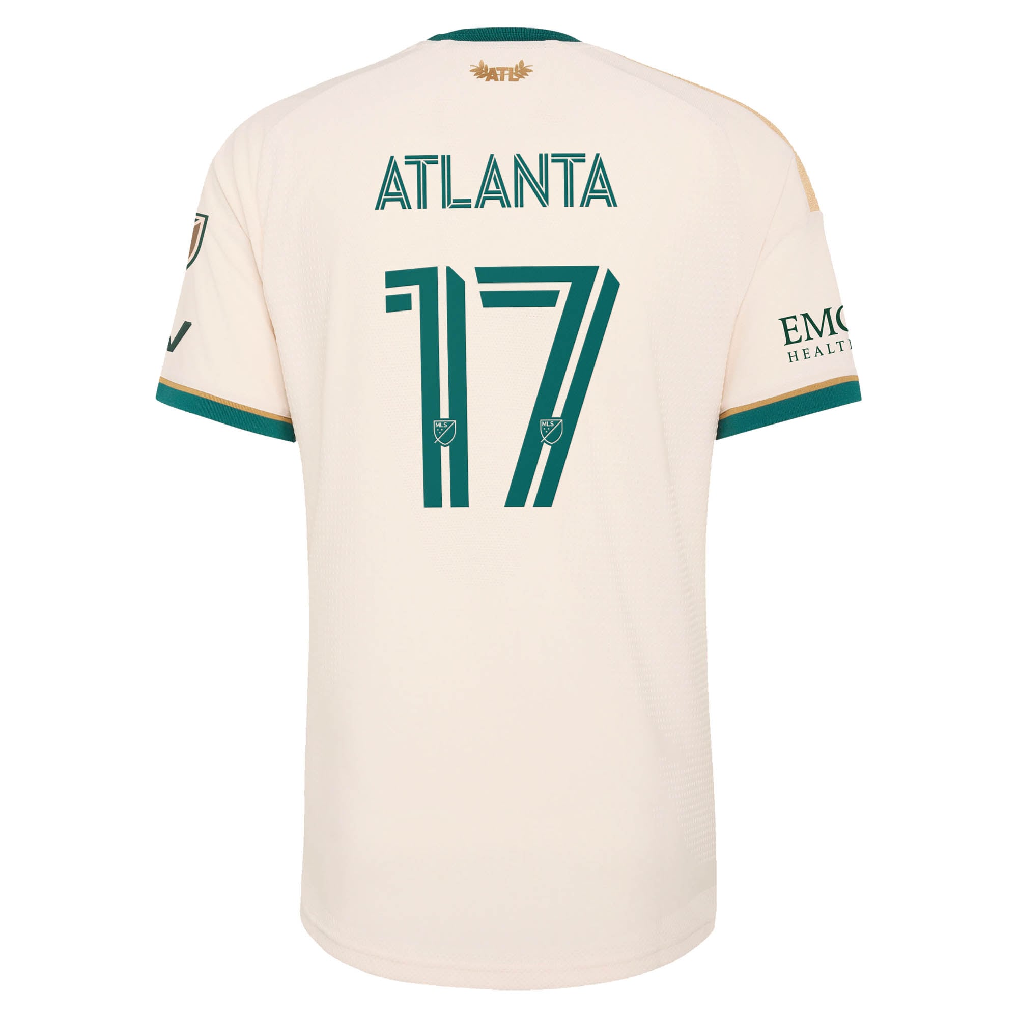 [SJH] Atlanta United FC 2026 Spirit of '96 On-Field Authentic Patch Jersey - Tan