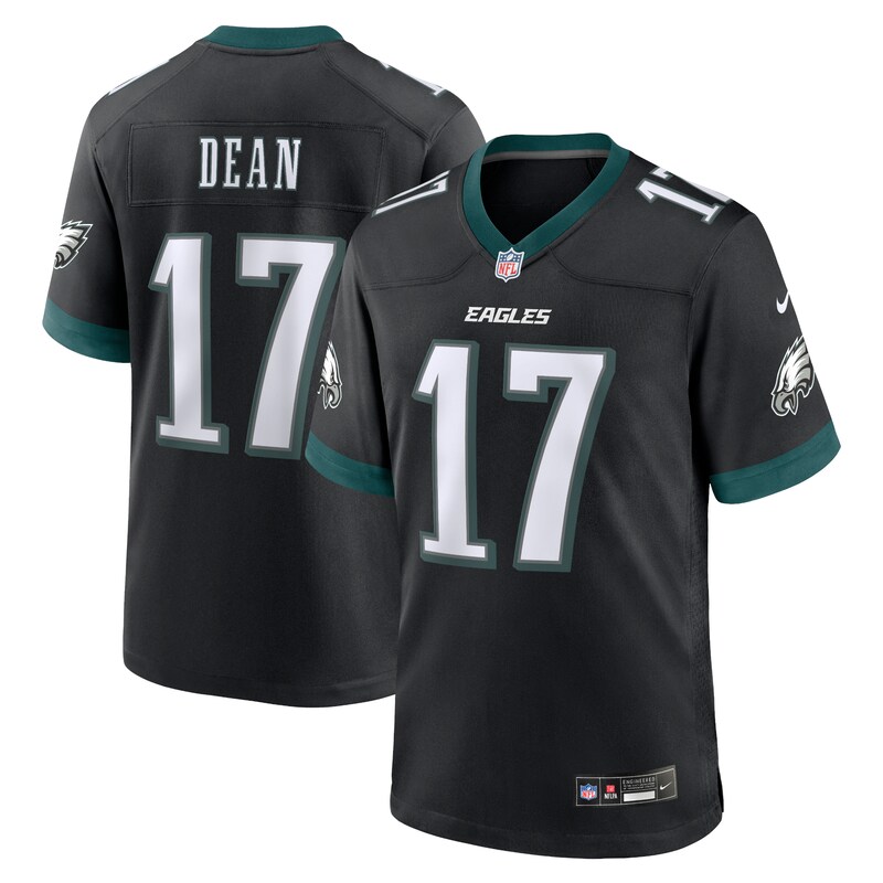 None Nakobe Dean Team Captain PHI Eagles Professional Jersey