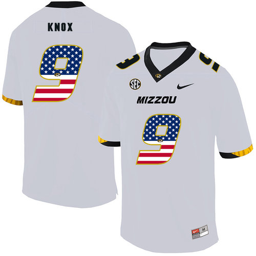 Men's None White 2024 home jersey Jalen Knox #9 moisture wicking