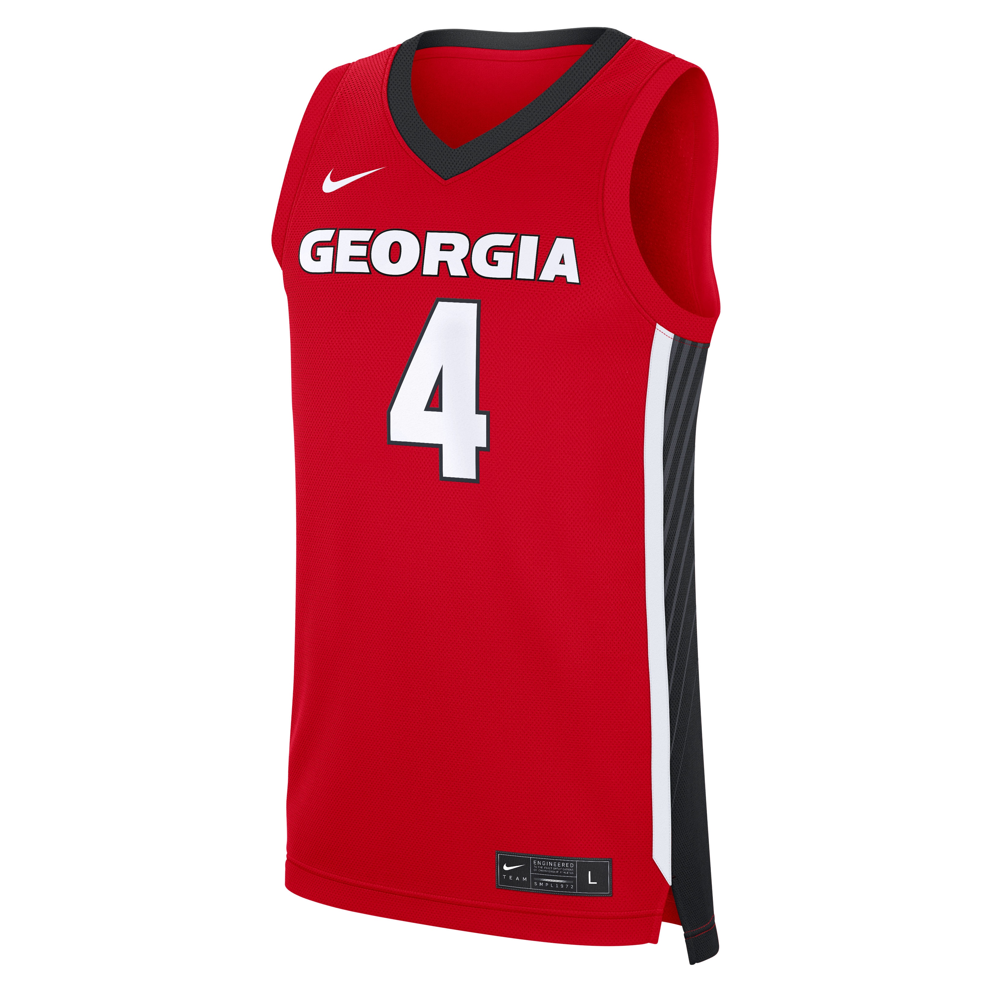 [NJP] Marcus Millender Georgia Bulldogs NIL Men's Basketball Replica Jersey - Red