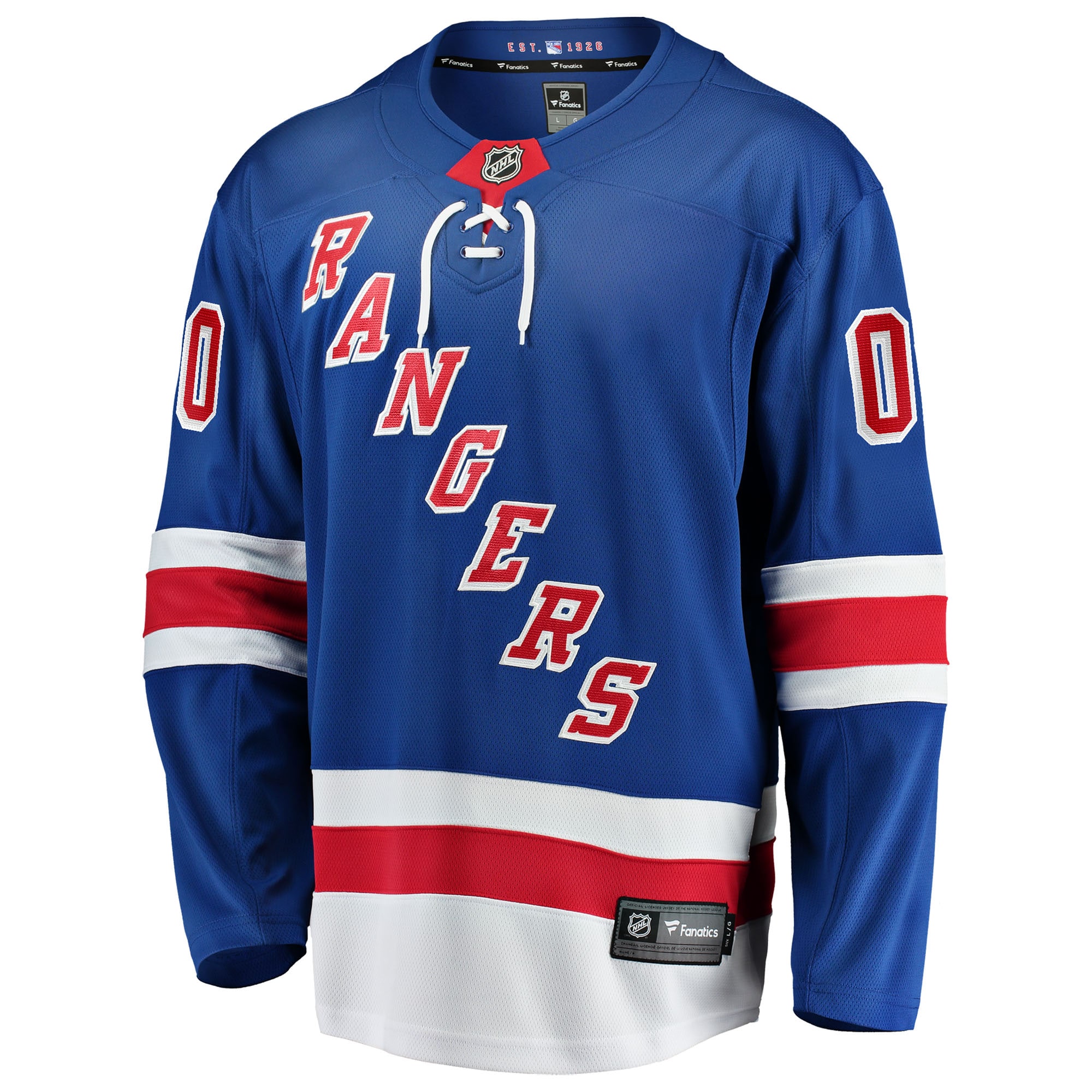 [JED] New York Rangers Home Breakaway Custom Jersey - Blue