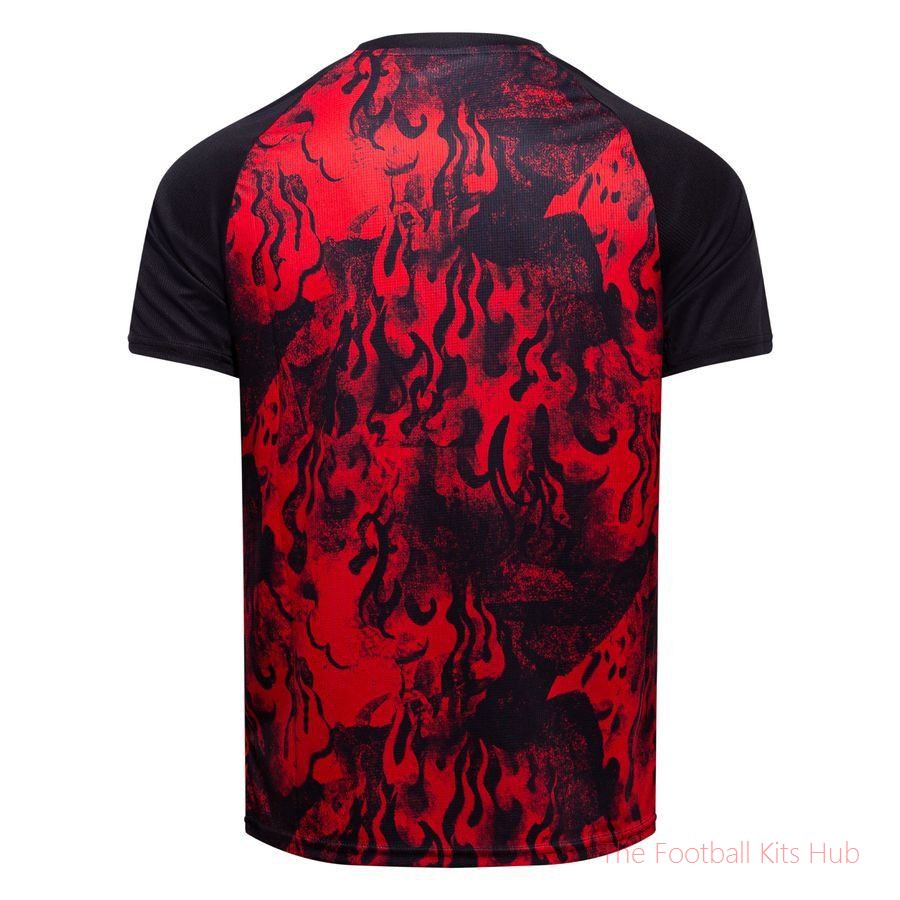 AC Milan Training T-Shirt Pre Match - For All Time Red/PUMA Black