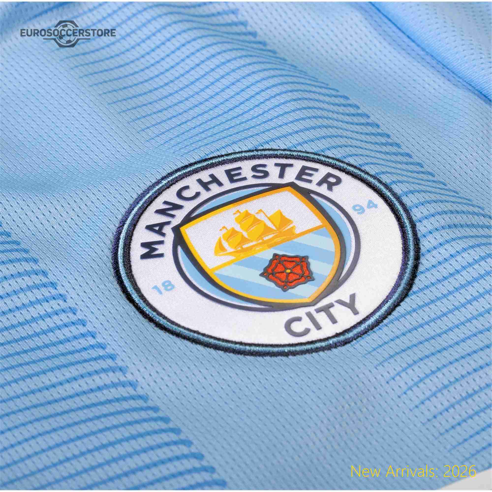 Officially Approved Men Mci Team Home Professional Jersey 2023