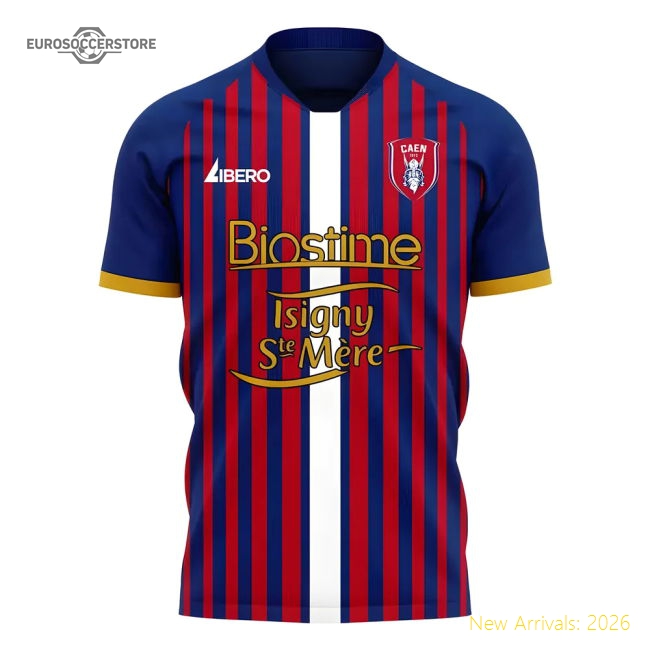 S Caen Female 2025 Home Jersey Shirt Football Fan Apparel