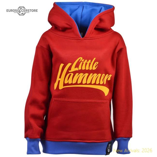 Kids Little Hammers Hoodie - Maroon/Sky