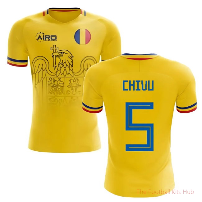 [SD] 2025/26 Romania Home Football Shirt (Chivu 5)