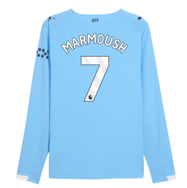 2025-20 Man City Home Soccer Jersey Marmoush (7) L M S