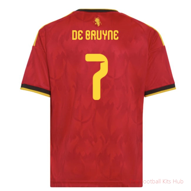 [LK] 2026/27 Belgium Home Shirt (Kids) (De Bruyne 7)
