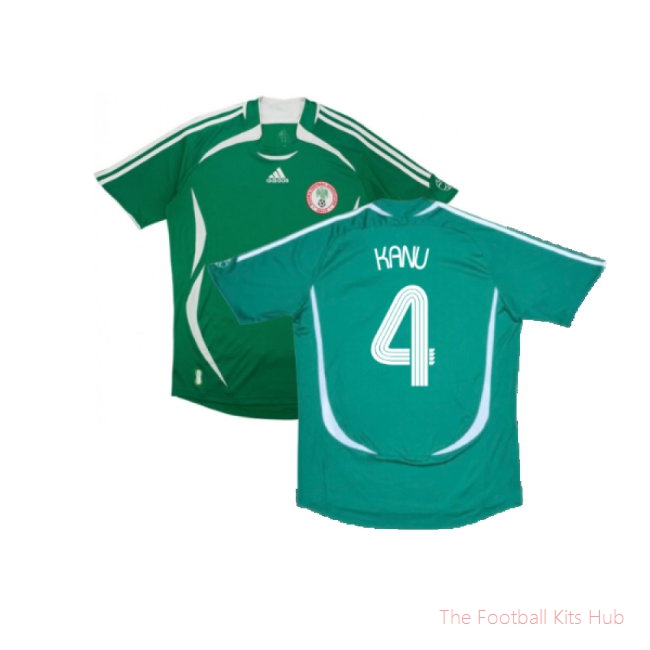 Nigeria 2006-08 Home Shirt (Very Good) (Kanu 4)