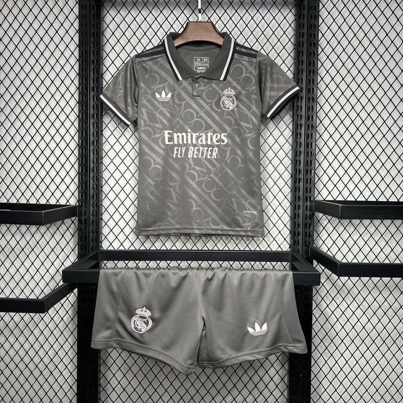 KidsYouth Real Madrid 2425 Third Kit ShirtShort - Official Replica