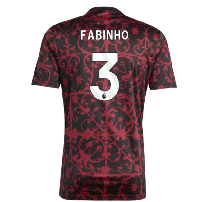 Liverpool 2025-20 Home Soccer Kit Fabinho Printing L M S