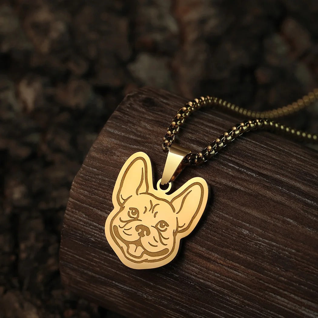 French Bulldog Bulldura French Bulldog Necklace Steel – Durable Dog