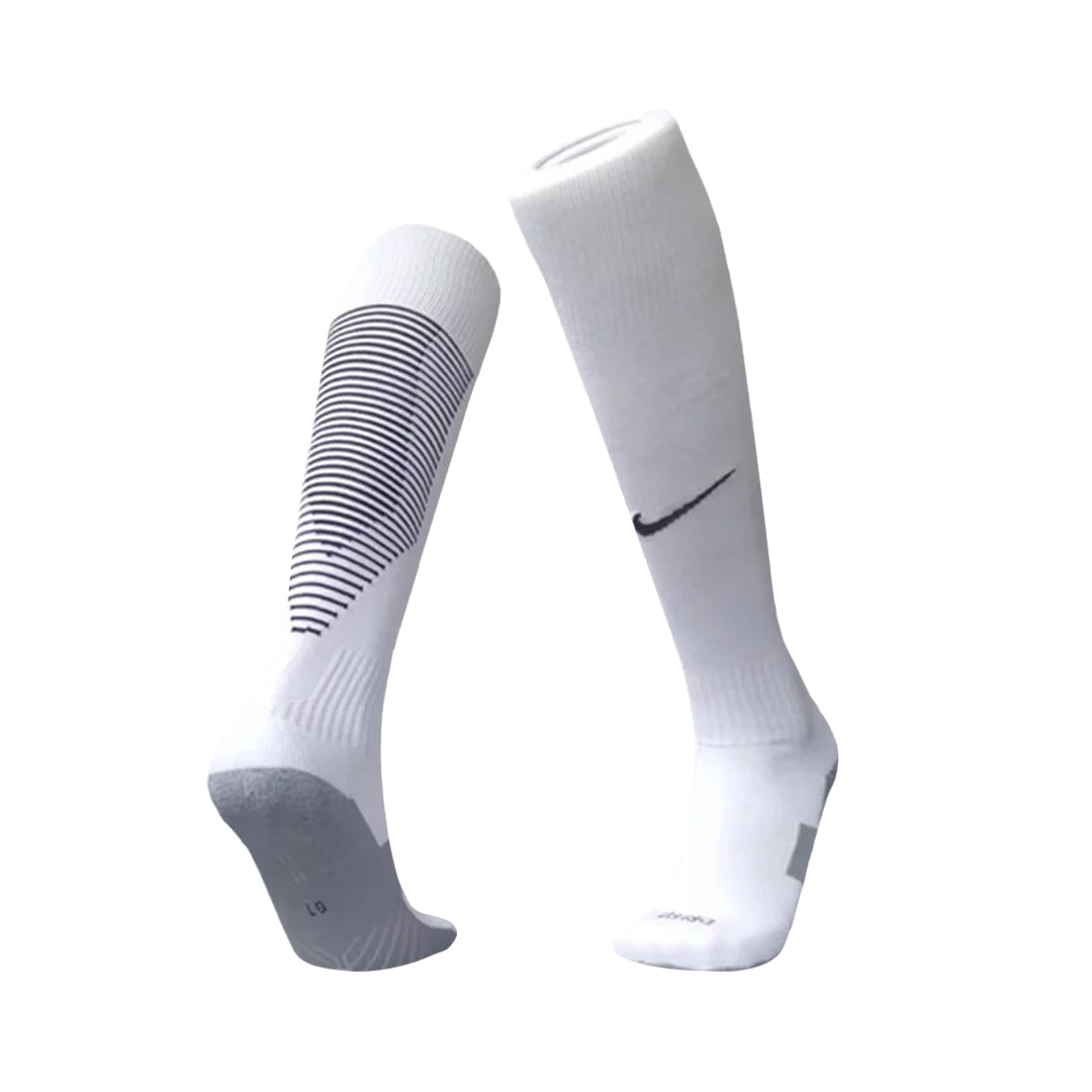 Kid's Soccer Socks White Authentic Kit