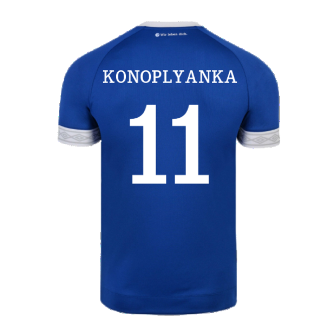 2018-19 Schalke Home Shirt ((Mint) (Mint) UV Protection