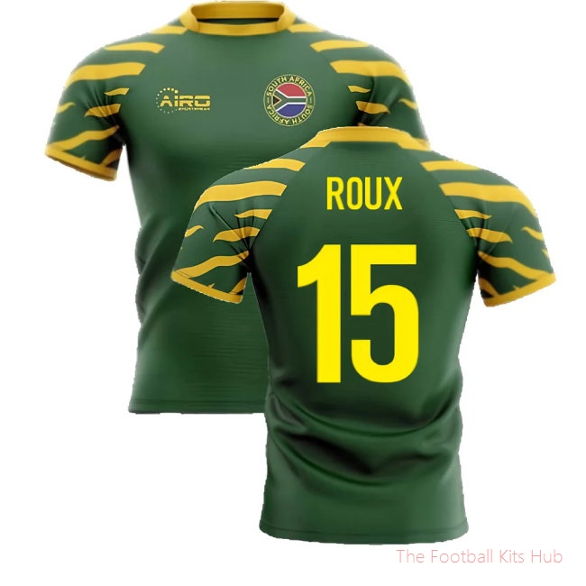 2025-2026 South Africa Springboks Home Concept Rugby Shirt (Roux 15)