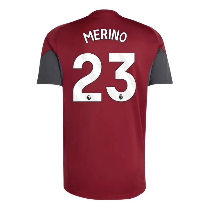 2025-2026 Arsenal EU Training Jersey (Burgundy) (Merino 23)