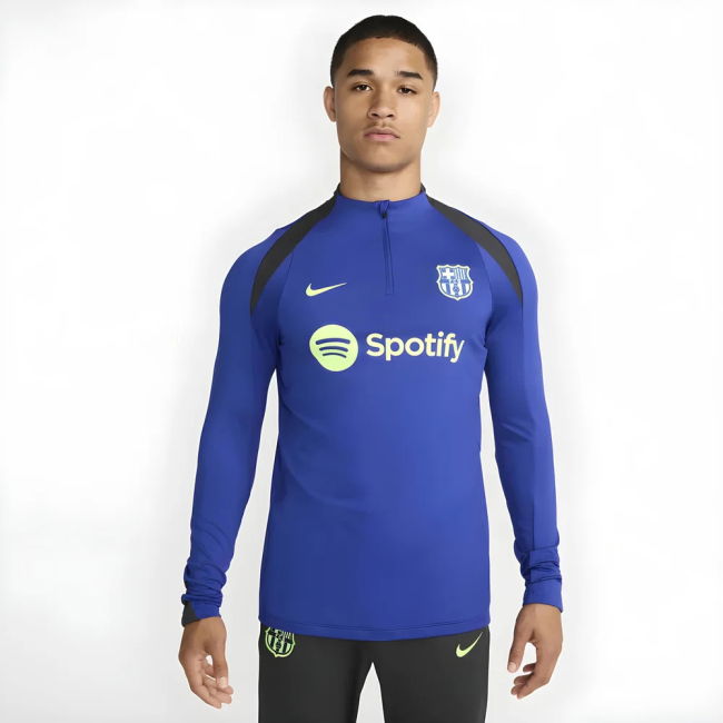 2024-2025 Barcelona Socks (Blue/Lime) | Lightweight | Sale Price