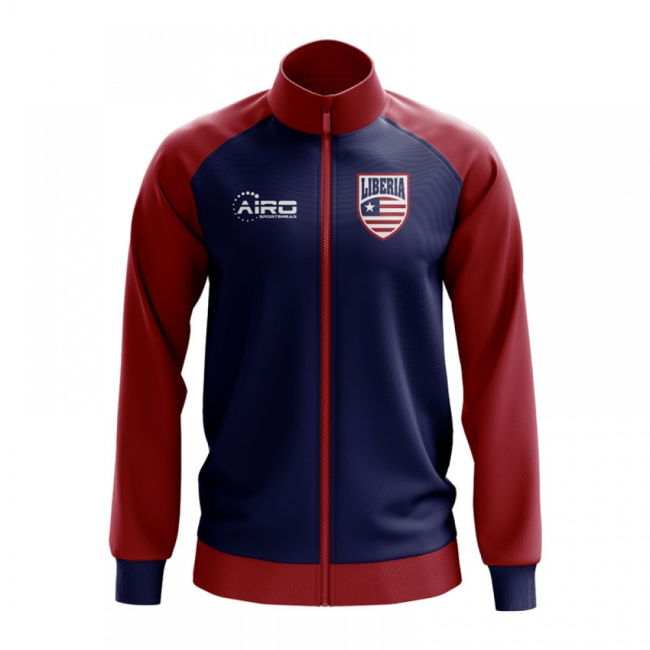 Fan-Favorite Pro-Grade Liberia Concept Football Track Jacket (Navy)