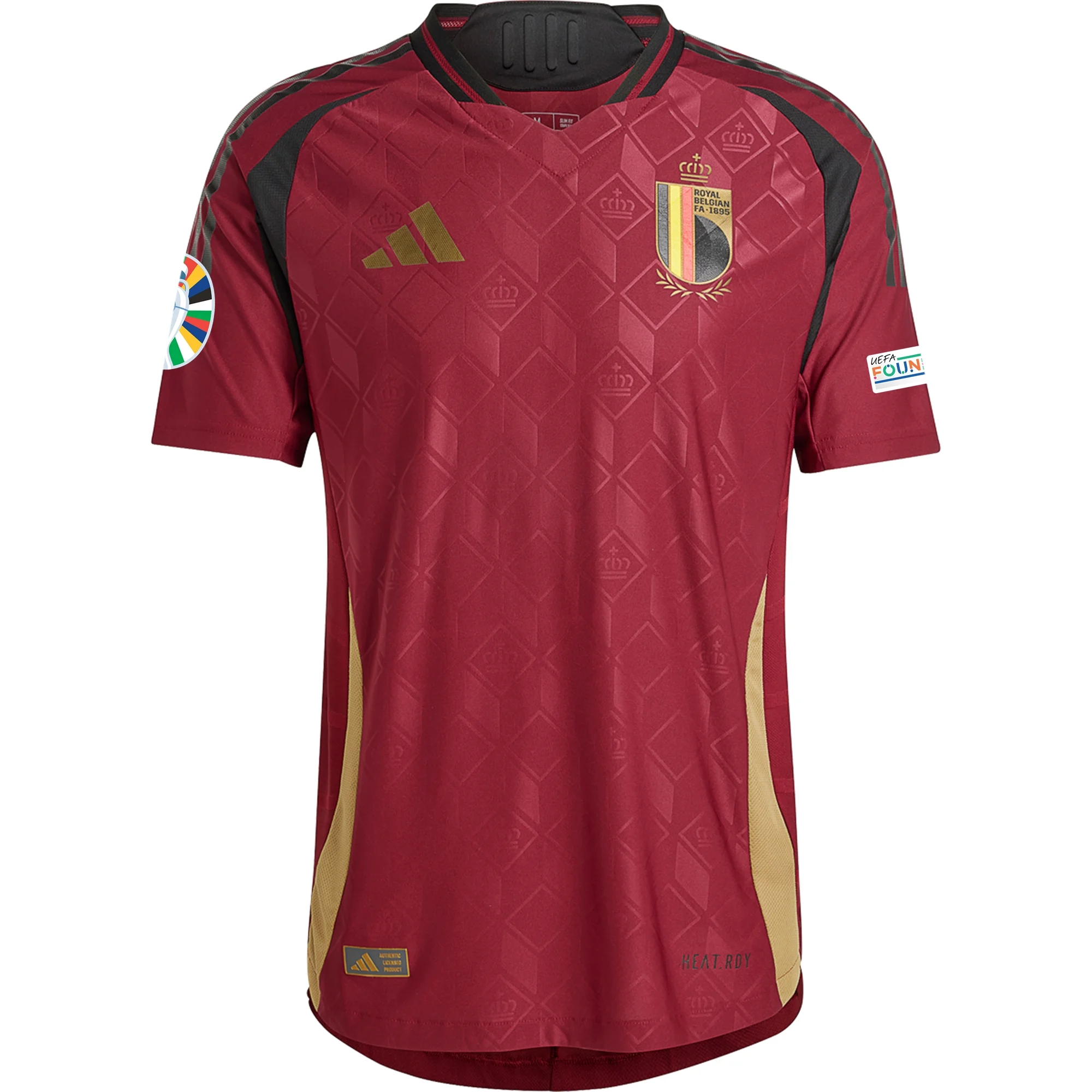 Belgium 2024-2025 UEFA Euro Home Jersey –  Match Day Version S