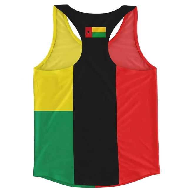 Aero-Dynamic Guinea Bissau Flag Running Vest Championship