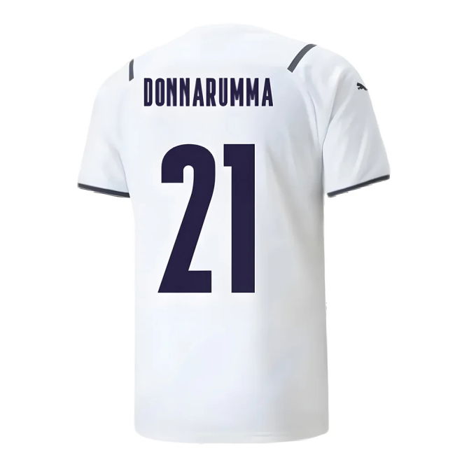 2021-2022 Italy Away Shirt (Donnarumma 21) Premium Oranje