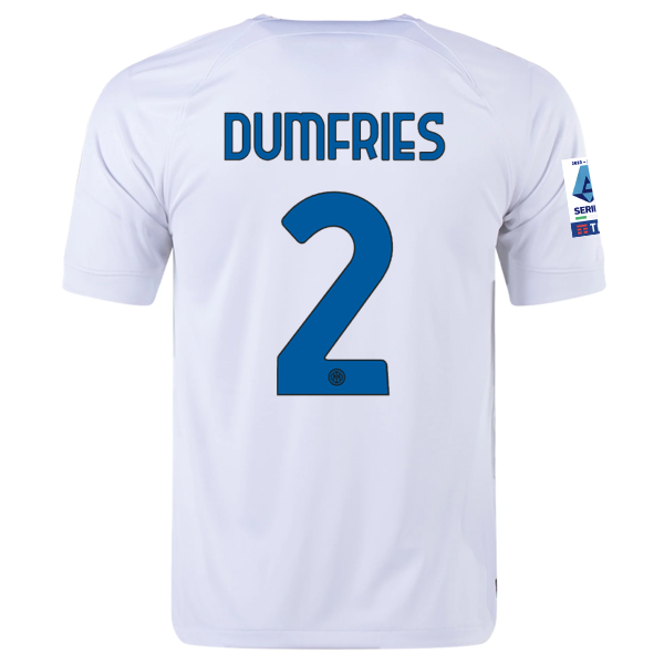 Inter Milan Dumfries 2023-2024 UCL Away Jersey – Authentic Shirt