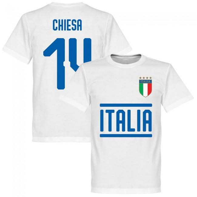Chiesa 14 Genuine Copy Italy Home Replica Jersey for Adults