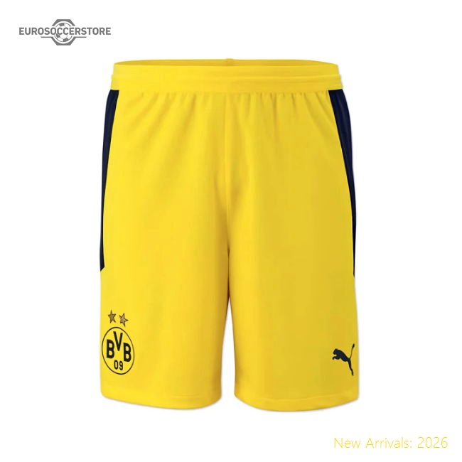 2020-2021 Borussia Dortmund Home Puma Shorts (yellow) - Kids