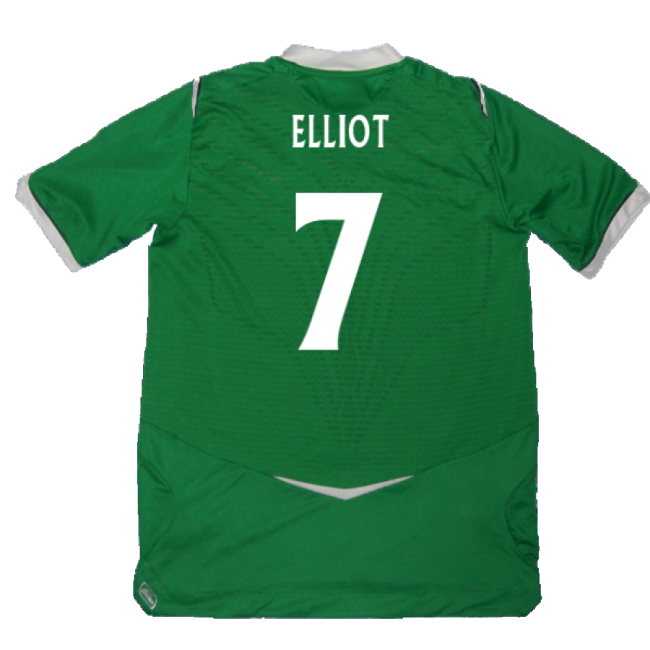 Elliot 7 Match Worn Style Ireland Elite Design Home Player Jersey