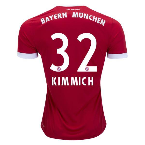 Match Quality Bayern Munich Home 201718 Kimmich 32 Soccer Jersey Shirt
