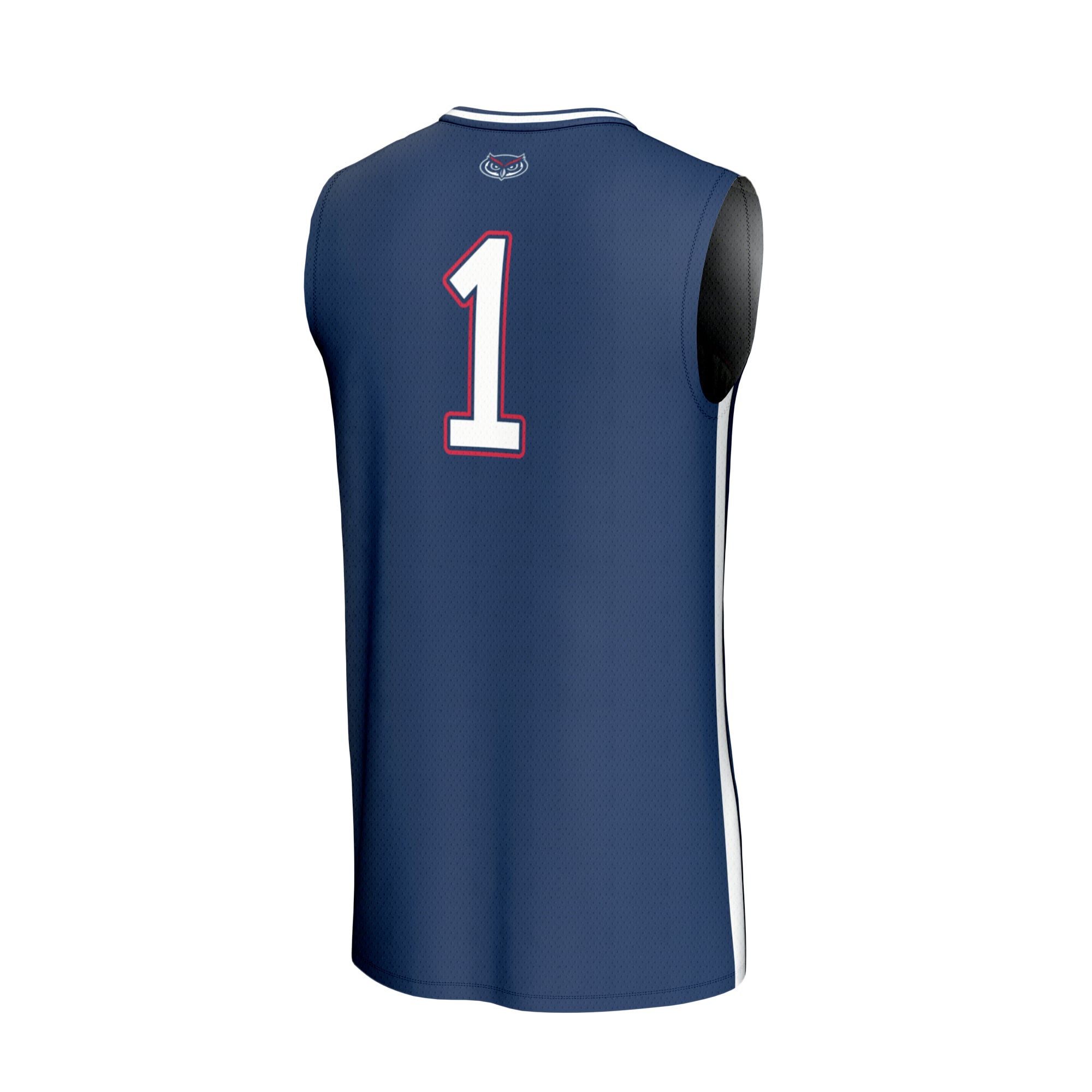 #1 Florida Atlantic Owls GameDay Greats Unisex Lightweight Basketball Jersey - Navy