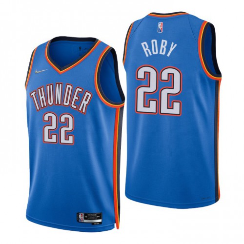 Blue Nike C. Thunder #22 NBA Jersey Game Day Wear NBA Fan Apparel