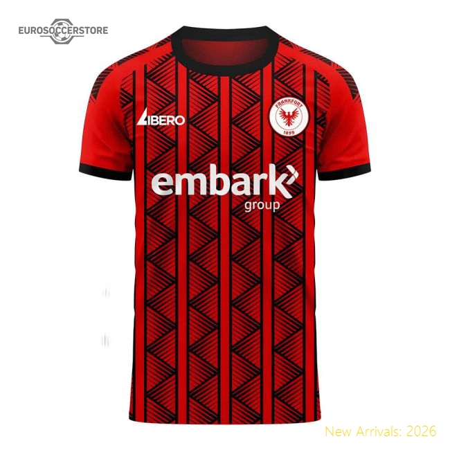 Professional-Grade Eintracht Frankfurt 2024-2025 Home Concept Football Kit